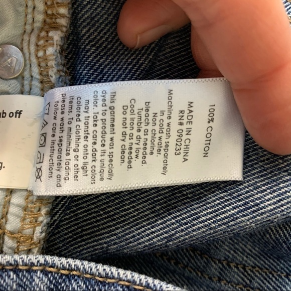 Pac Sun Jeans Womens 29 Blue Pintuck Seam High Rise Mom - Picture 11 of 13